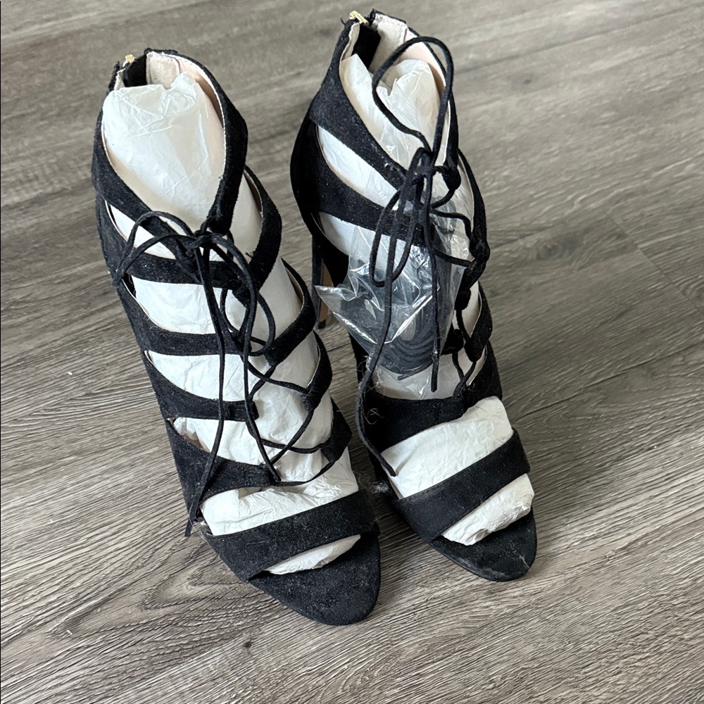 Victoria secret Elegant Black Strappy Women's Heels